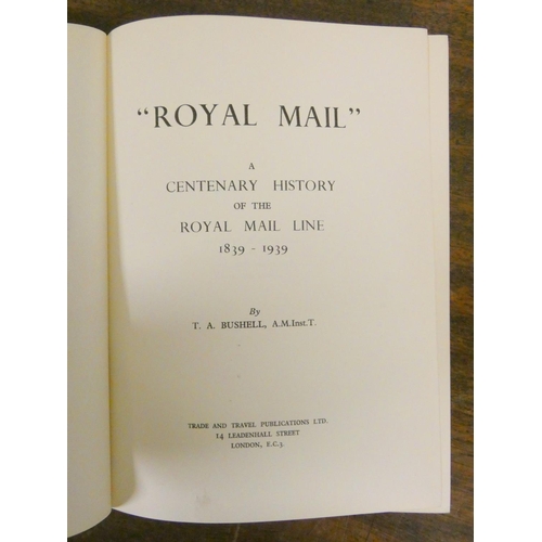 61 - Royal Mail Lines.  Centenary History & War Story, 1939-1945. 2 illus. quarto vols. in ... 