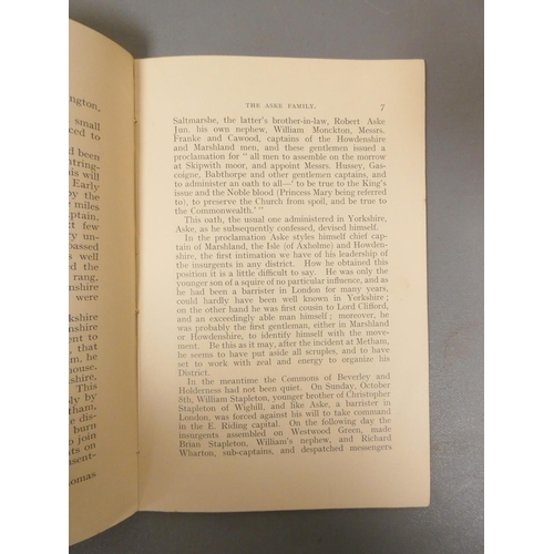 63 - SALTMARSHE ARTHUR.  Executors Accounts of the Estate of the Late Arthur Saltmarshe Esq., D... 