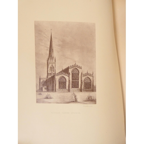 64 - BROWN CORNELIUS.  The Annals of Newark-Upon-Trent.  Mounted frontis & plates (fro... 