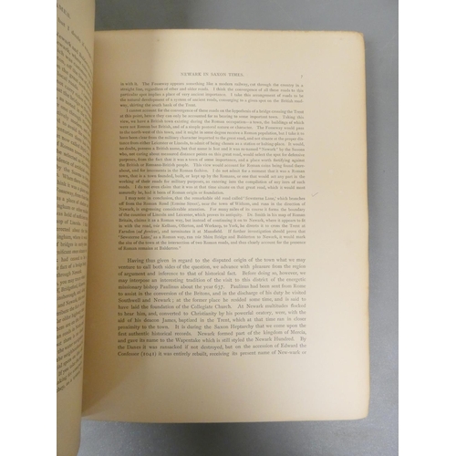 64 - BROWN CORNELIUS.  The Annals of Newark-Upon-Trent.  Mounted frontis & plates (fro... 