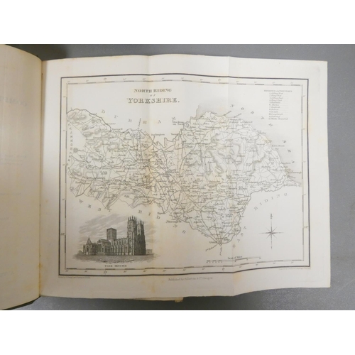 65 - BELL JAMES.  A New & Comprehensive Gazetteer of England & Wales. 4 vols. in eight ... 