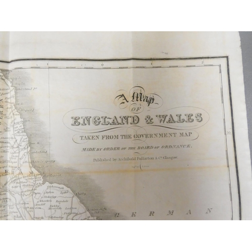 65 - BELL JAMES.  A New & Comprehensive Gazetteer of England & Wales. 4 vols. in eight ... 