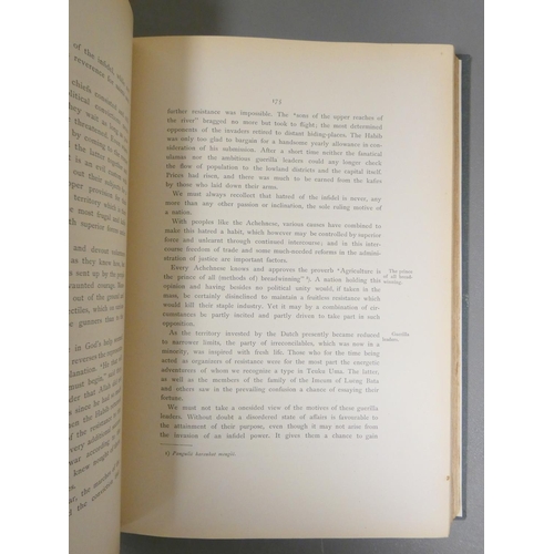 67 - HURGRONJE C. SNOUCK.  The Achehnese, trans. by A. W. S. O'Sullivan with an index by R. J. Wilkinson.... 