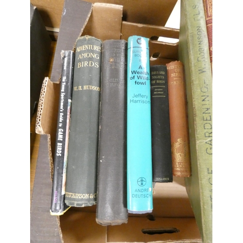 73 - Ornithology & others.  A carton of various vols.