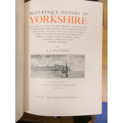 74 - Yorkshire & Borders.  8 various vols.