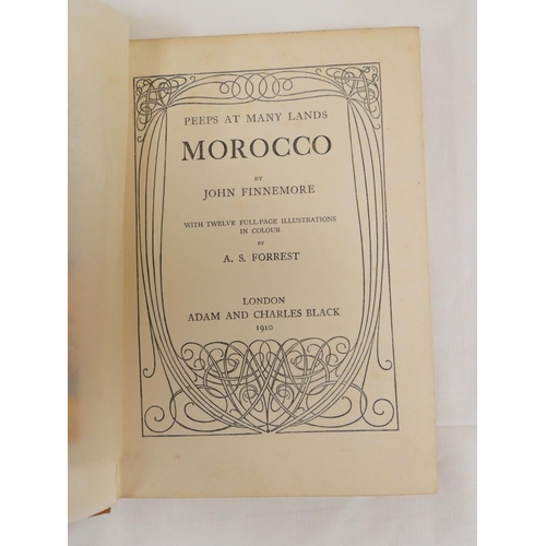 80 - BLACK A. & C. (Pubs).  Morocco. Col. plates after A. S. Forrest. Orig. dec. cloth. 190... 