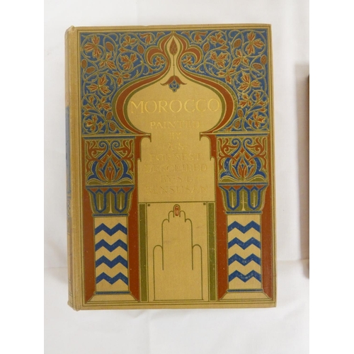 80 - BLACK A. & C. (Pubs).  Morocco. Col. plates after A. S. Forrest. Orig. dec. cloth. 190... 