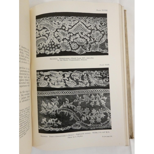 84 - PALLISER MRS. B.  History of Lace. Many plates & illus. Thick large 8vo. Orig. cloth, ... 