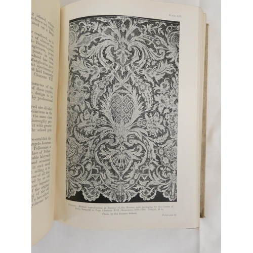 84 - PALLISER MRS. B.  History of Lace. Many plates & illus. Thick large 8vo. Orig. cloth, ... 