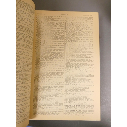 9 - North of England.  4 various directories in poor cond., & a Lodges Peerage & Baronetage, 188... 