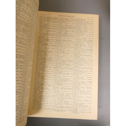 9 - North of England.  4 various directories in poor cond., & a Lodges Peerage & Baronetage, 188... 