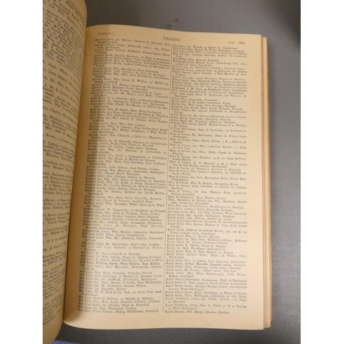 9 - North of England.  4 various directories in poor cond., & a Lodges Peerage & Baronetage, 188... 