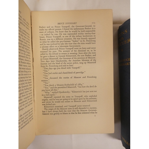 90 - BRUCE LOCKHART R. H.  6 vols. of his works in orig. blue cloth.