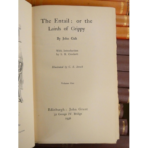 93 - GALT JOHN.  The Works, edited by D. S. Meldrum & W. Roughead. The set of 10 vols. Illus. by C. E... 