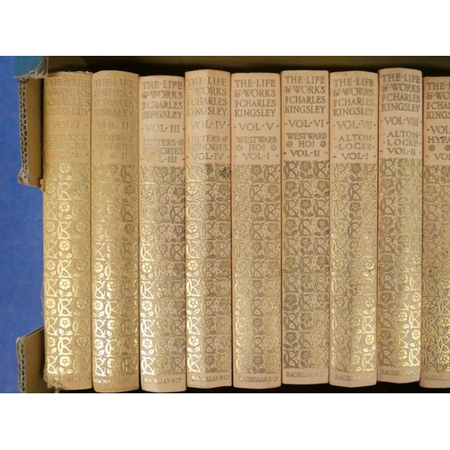 94 - KINGSLEY CHARLES.  The Life & Works. Ltd. ed. 525. The set of 19 vols. Port. frontis, half title... 