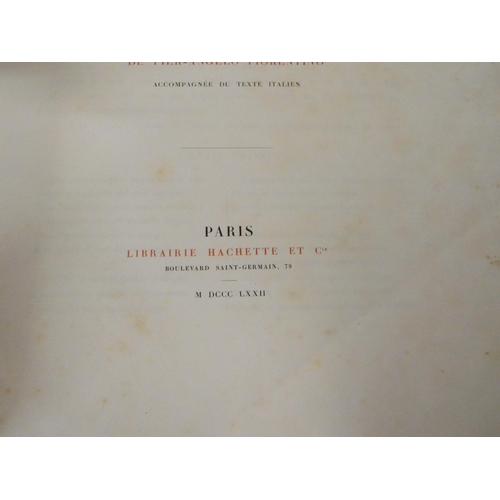 98 - DORÉ GUSTAVE (Illus).  Le Purgatoire & L'Enfer. 2 vols. Many plates. Large quarto. Red three qua... 