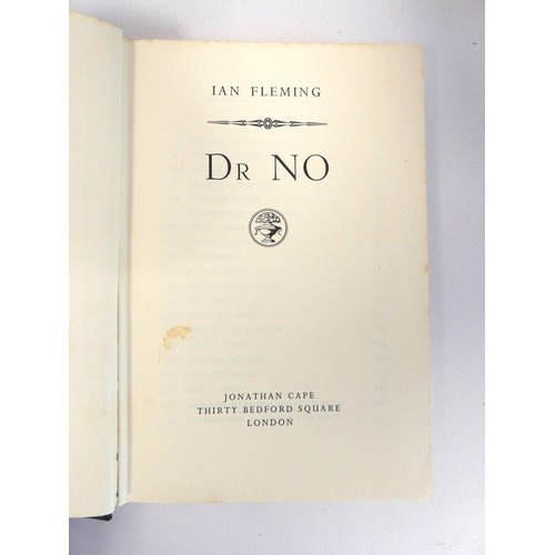 176 - FLEMING IAN.  Dr. No. Orig. dark cloth with dancing girl silhouette in unclipped d.w. (13s. 6d. net)... 