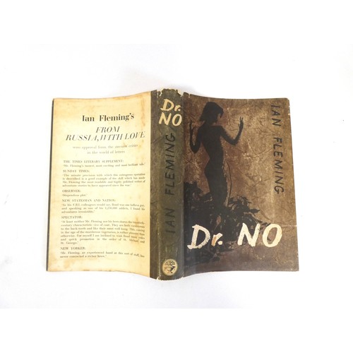 176 - FLEMING IAN.  Dr. No. Orig. dark cloth with dancing girl silhouette in unclipped d.w. (13s. 6d. net)... 