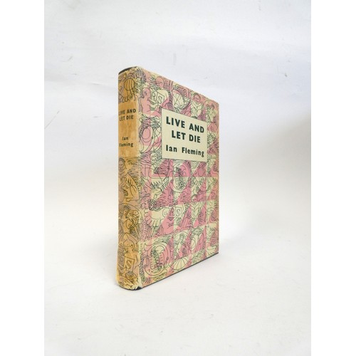 175 - FLEMING IAN.  Live & Let Die. Orig. black cloth with red leather spine label, in d.w. 1st uk Boo... 