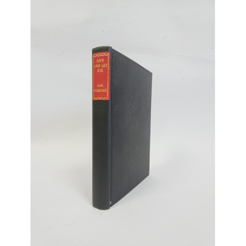 175 - FLEMING IAN.  Live & Let Die. Orig. black cloth with red leather spine label, in d.w. 1st uk Boo... 