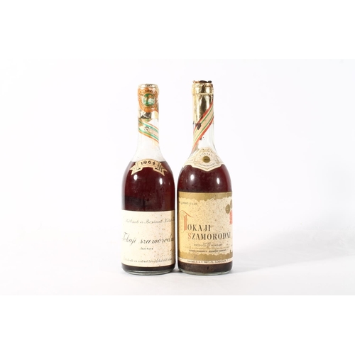 1227 - Two bottles of vintage TOKAJI SZAMORODNI Hungarian white wine, vintages 1959 and 1964, no abv. state... 