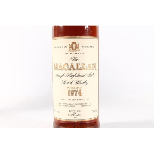 1242 - MACALLAN 1974 18 year old single malt Scotch whisky, distilled 1974, bottled 1993, 43% abv. 70cl, bo... 