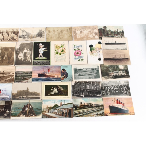 1266 - Large collection of over 600 postcards to include much Welsh and English topographical interest, nov... 