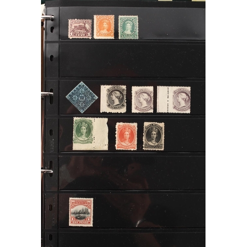 1292 - Stamp collection held across two Stanley Gibbons Avon green leatherette ring binder albums containin... 