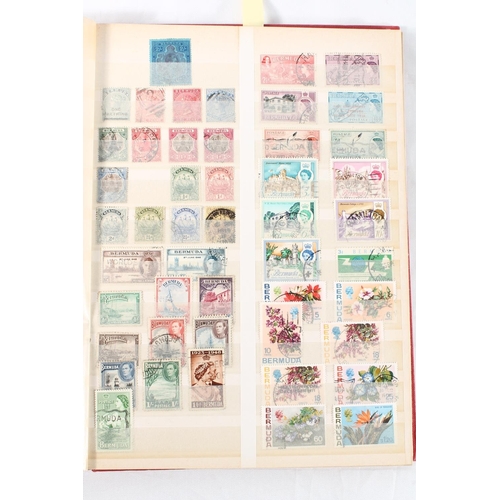 1293 - Stamp collection held across eight albums and folders to include mostly 20th century used materials ... 
