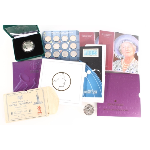 1307 - UNITED KINGDOM Queen Elizabeth II (1952-2022) silver Piedfort proof five pound £5 centenary cr... 