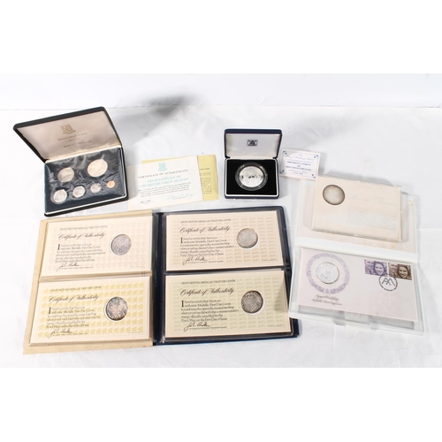 1337 - Royal Mint silver proof Royal Wedding medal 1986 Prince Andrew and Sarah Ferguson [925 grade, 37g, 4... 