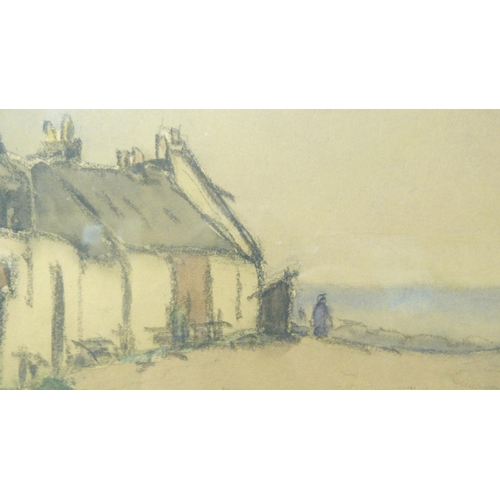 437 - Ernest Archibald Taylor (Scottish, 1874 - 1951)The North End of Corrie Village (Arran)Signed and dat... 