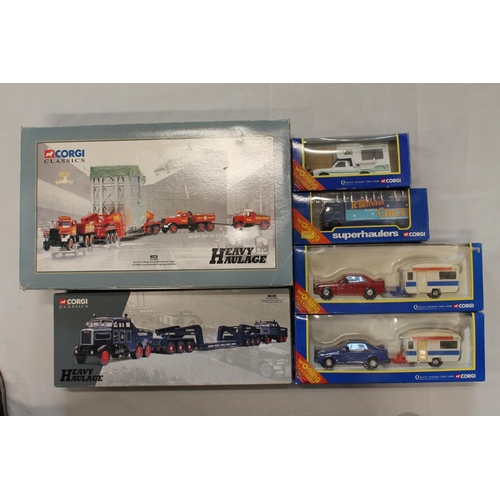 1165 - Corgi Classics diecast models to include Heavy Haulage 31009 Diamond T Ballast (x2) 24 Wheel Girder ... 