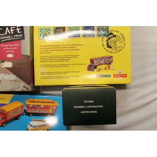 1174 - Corgi Classics 1:50 scale Cafe Connections models to include CC11601 Leyland LAD Octopus Sheeted Pla... 