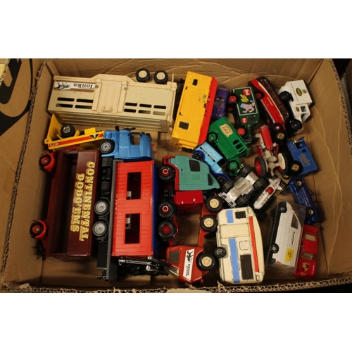 1180 - Over 50 unboxed diecast and other vehicles models to include Chinese State Circus, Pat Collins Fair,... 