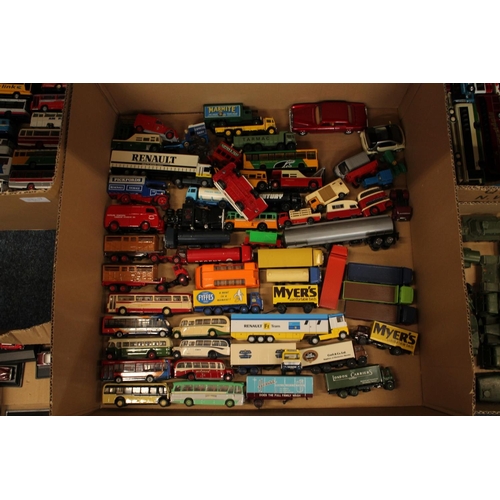 1186 - Over 150 unboxed diecast single decker bus models to include makers Corgi, EFE, Britbus, etc. most i... 