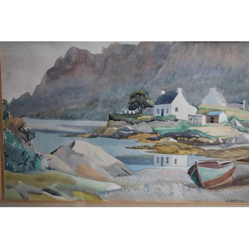 276 - ROBERT SCOTT IRVINE DA RSW SSA (Scottish 1906-1988) *ARR* White House Plockton Watercolour, signed l... 