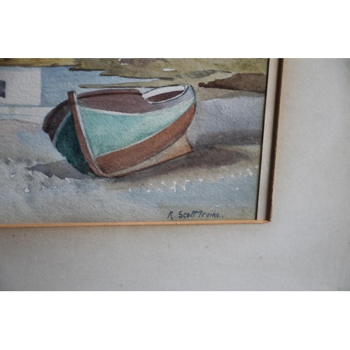 276 - ROBERT SCOTT IRVINE DA RSW SSA (Scottish 1906-1988) *ARR* White House Plockton Watercolour, signed l... 