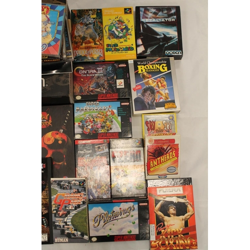 1210 - Collection of retro gaming to include Amiga games to include Kick Boxing, Boxing, PC box games with ... 