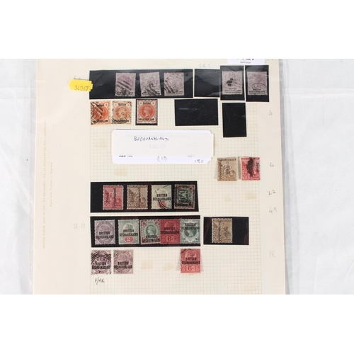 1300 - BECHUANALAND, mint and used stamp collection over around 180 stamps spanning QV to QE2 to include 18... 