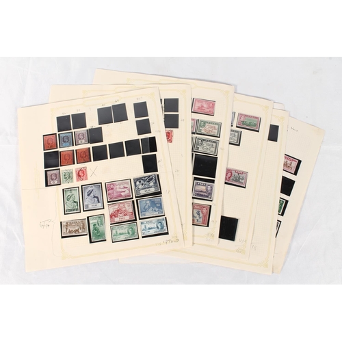 1301 - FIJI, mint and used stamp collection comprising around 120 stamps from KEVII to early QE2 to include... 