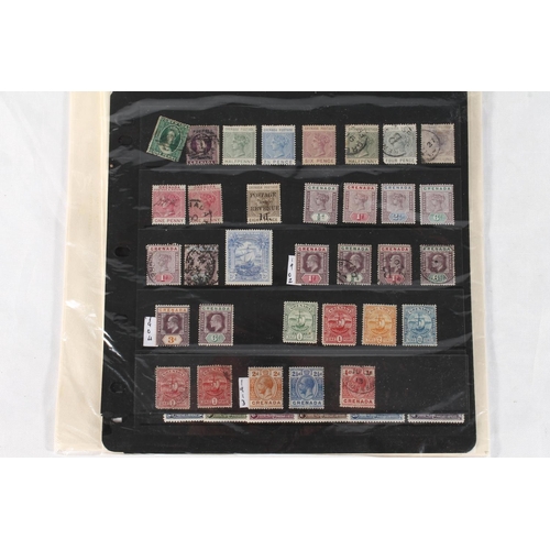 1302 - GRENADA, mint and used stamp collection comprising around 150 stamps spanning QV to early QE2 period... 