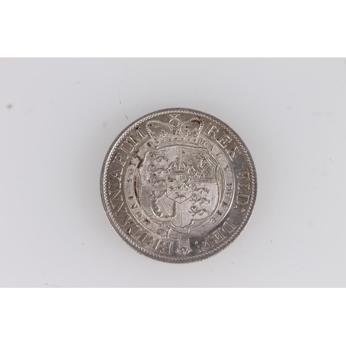 1314 - UNITED KINGDOM King George III (1760-1820) silver half crown 1817 small laureate bust S3789, a lovel... 