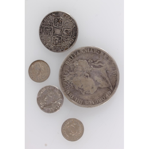 1319 - ENGLAND King Charles II (1660-1685) silver threepence 1683 S3386, two pences 1672? and 1681 S3388, K... 