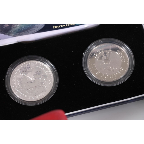 1346 - The Royal Mint UNITED KINGDOM Queen Elizabeth II (1952-2022) silver proof two pound £2 coins t... 