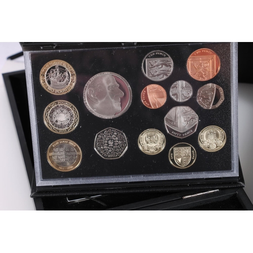 1348 - The Royal Mint UNITED KINGDOM Queen Elizabeth II (1952-2022) proof seven-coin set 2008 Royal Shield ... 