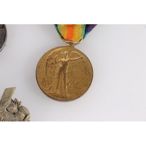 1407 - Medals of 7316 Private R Murray of the Kings Own Scottish Borderers comprising WWI war medal, victor... 