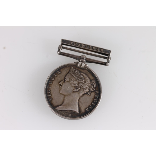 1417 - Naval General Service medal 1848 with TRAFALGAR clasp [unnamed].