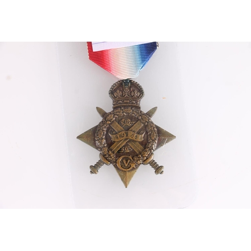 1425 - Medal of 11575 Private George Thomson of the 12th Battalion Royal Scots who died Battle of Somme 14t... 