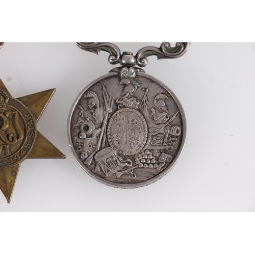 1437 - Medal of 3559 Corporal Hugh McLellan of the 74th Regiment of Foot (Campbells Highlanders) (which bec... 